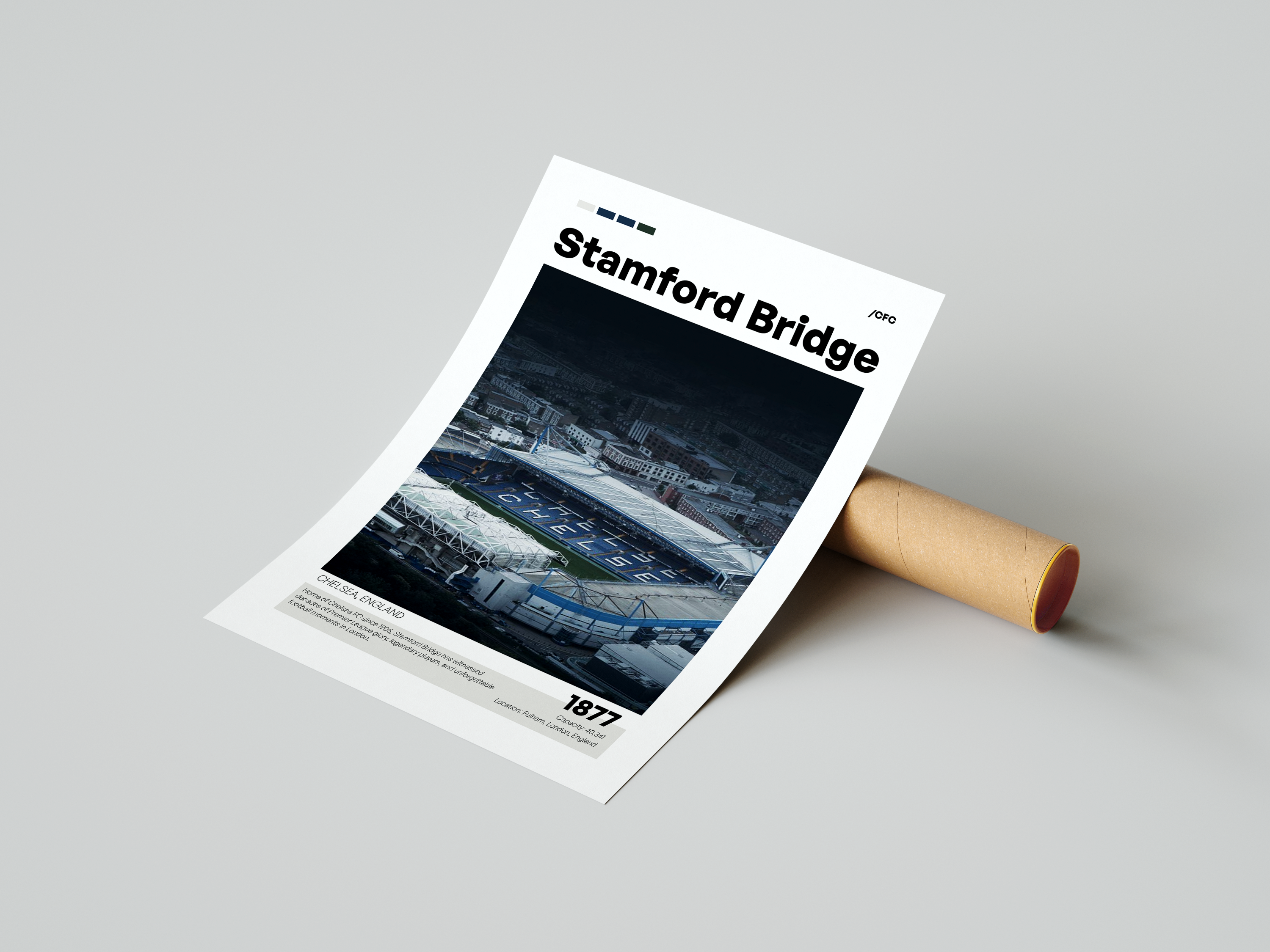 Stamford Bridge Stadium Poster - Chelsea FC