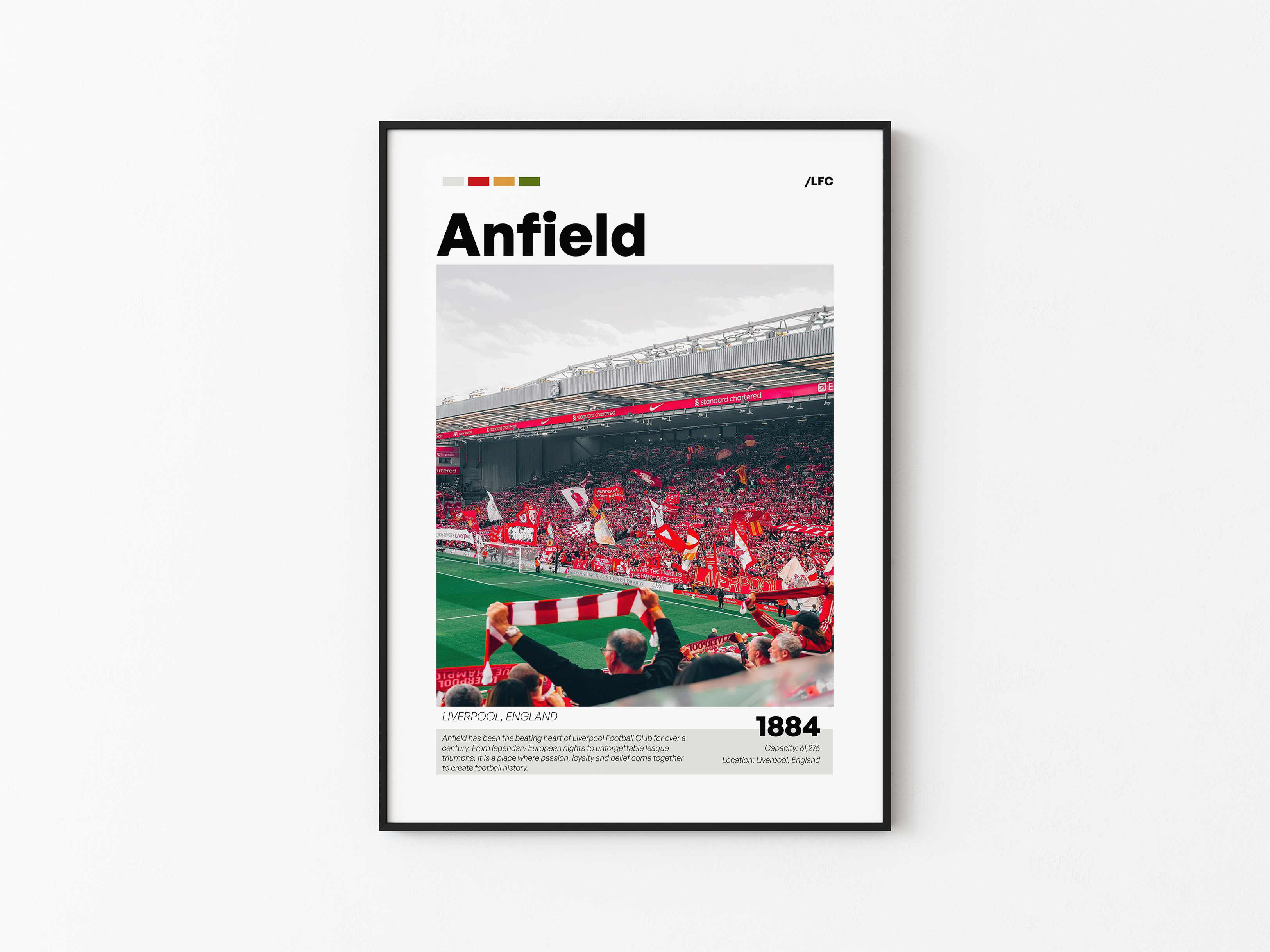 Anfield Stadium Poster - Liverpool FC