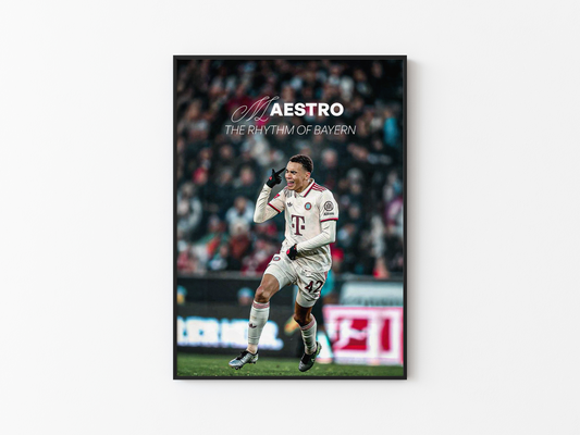 Jamal Musiala - Maestro | The Rhythm Of Bayern Poster Wall Art