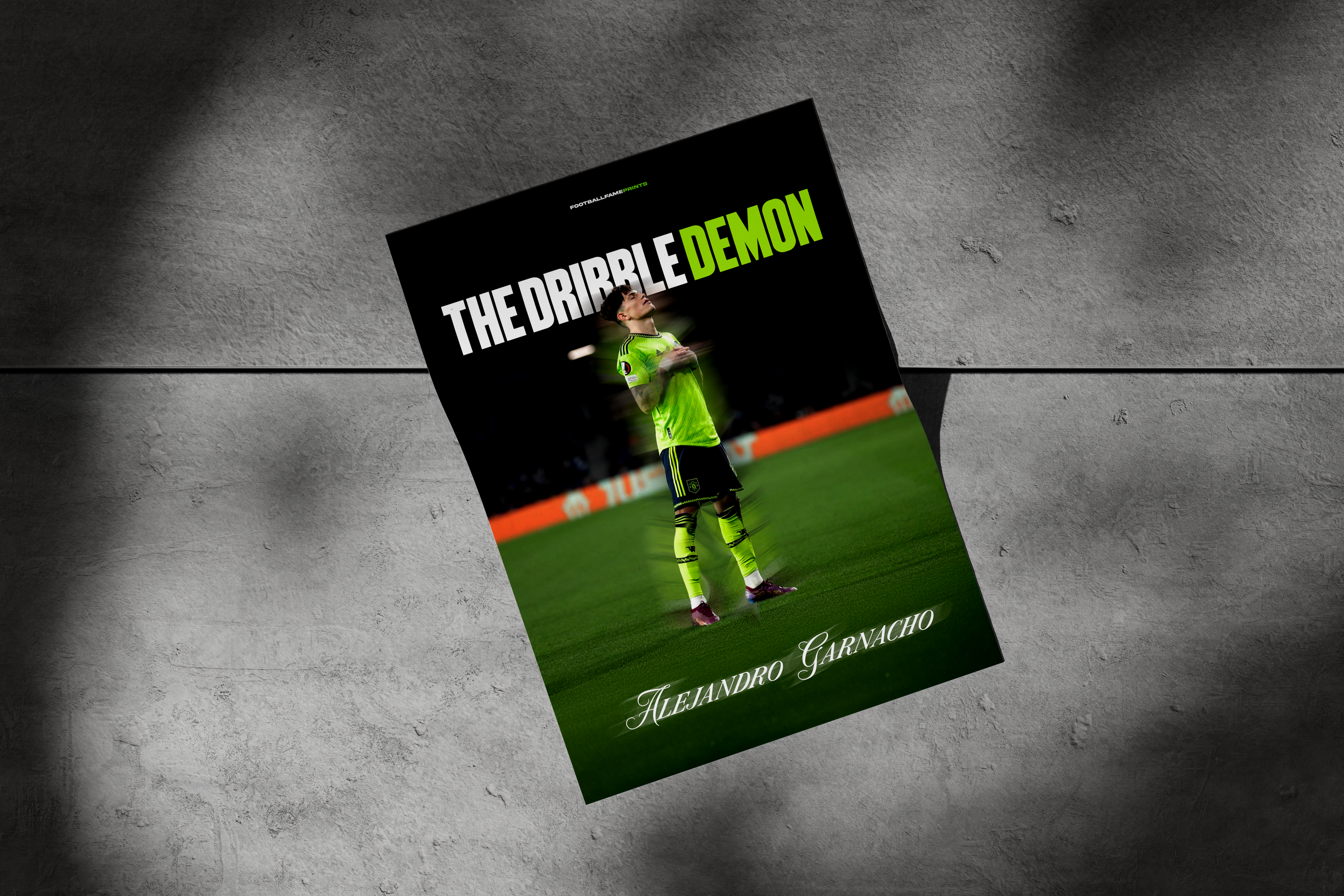 The Dribble Demon Alejandro Garnacho Poster