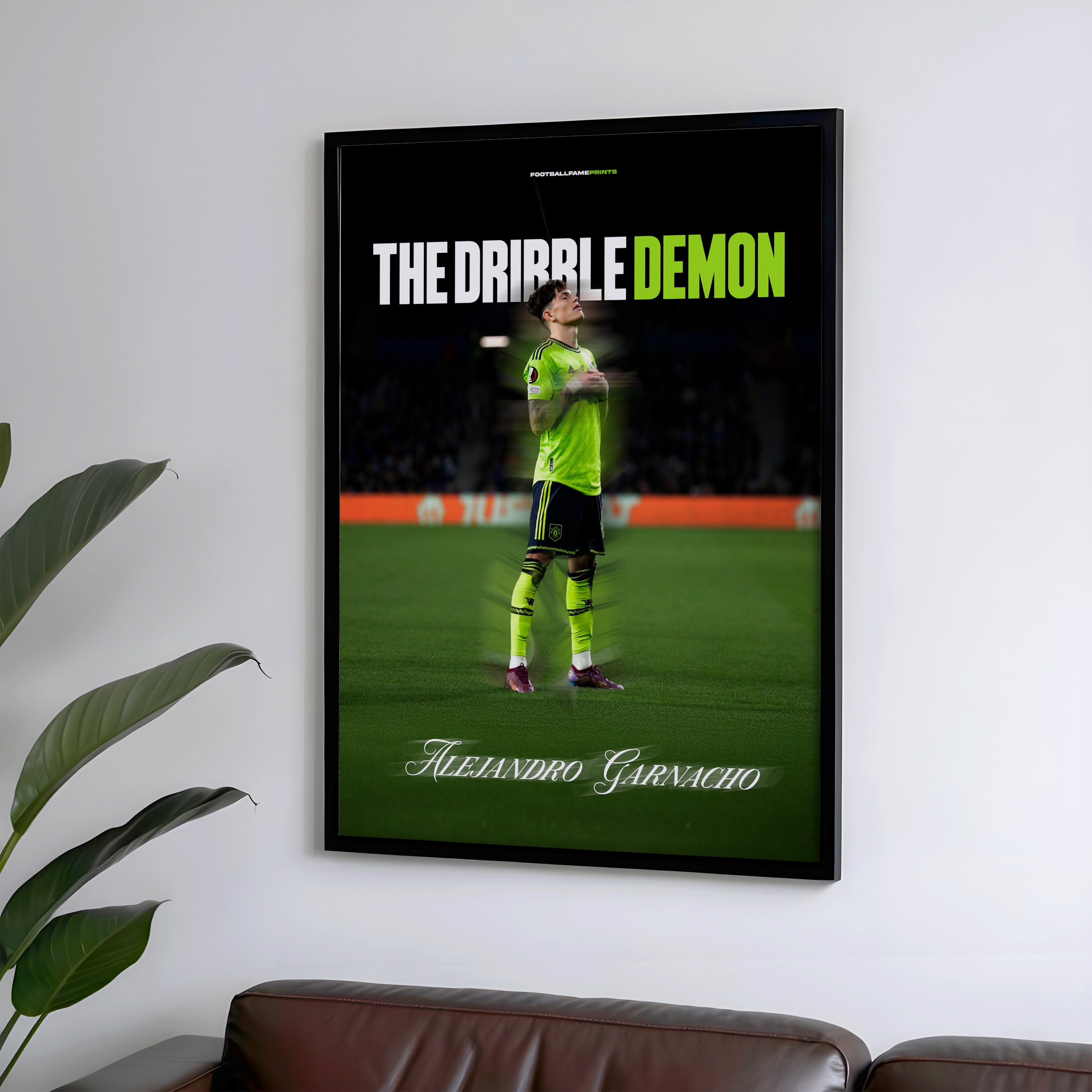 The Dribble Demon Alejandro Garnacho Poster