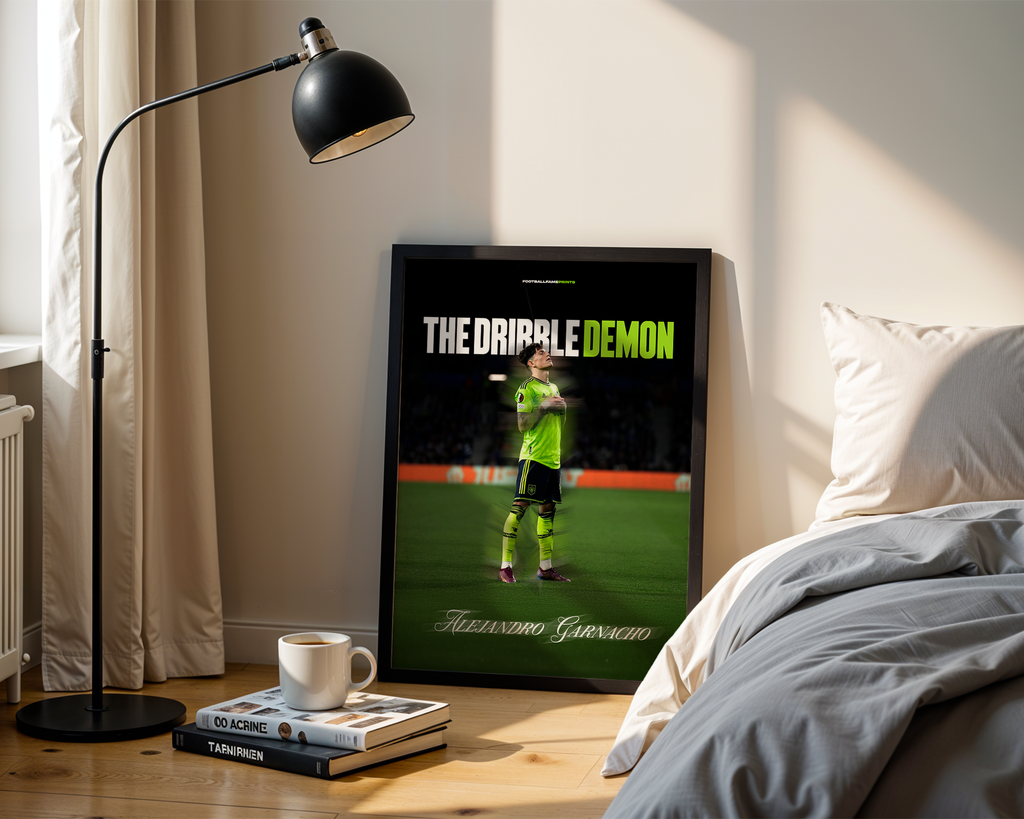 The Dribble Demon Alejandro Garnacho Poster