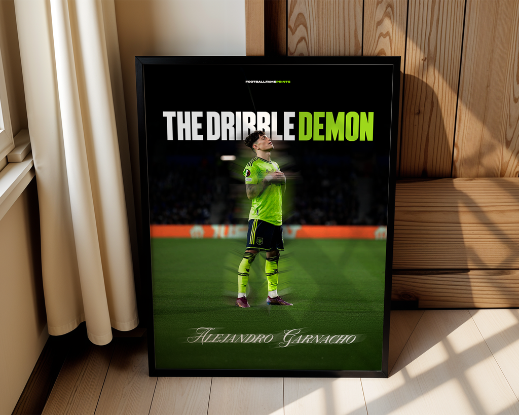 The Dribble Demon Alejandro Garnacho Poster