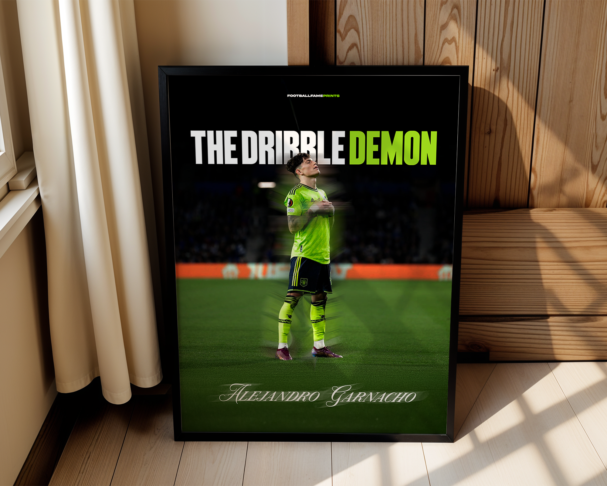 The Dribble Demon Alejandro Garnacho Poster