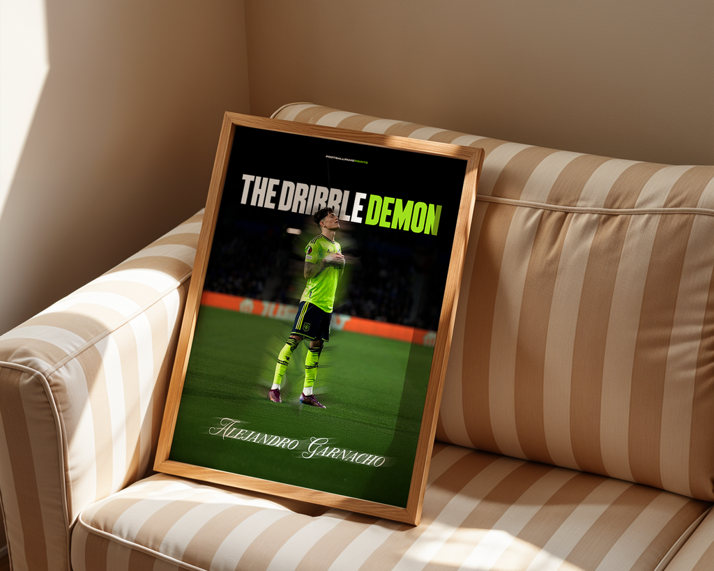 The Dribble Demon Alejandro Garnacho Poster