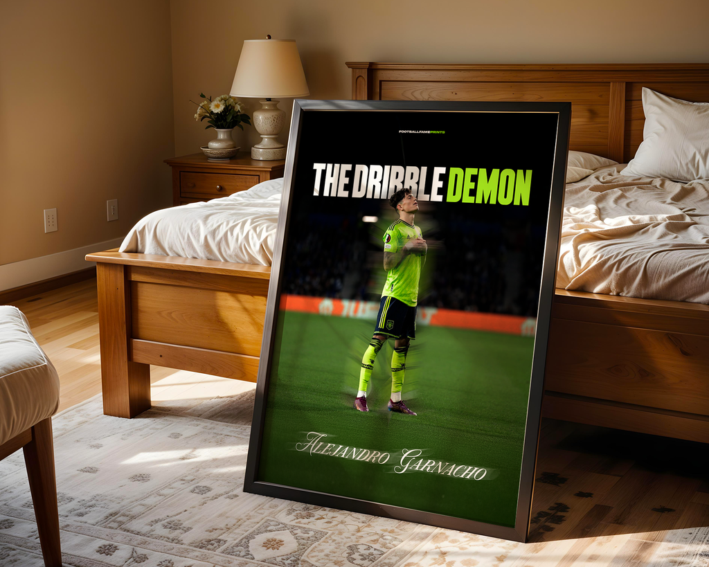 The Dribble Demon Alejandro Garnacho Poster