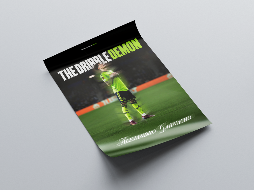 The Dribble Demon Alejandro Garnacho Poster