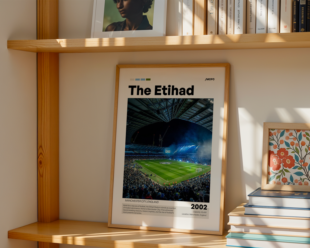 The Etihad Stadium Poster - Manchester City