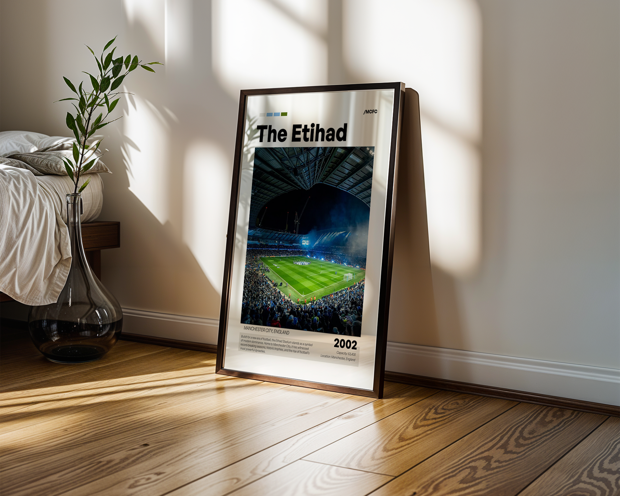 The Etihad Stadium Poster - Manchester City