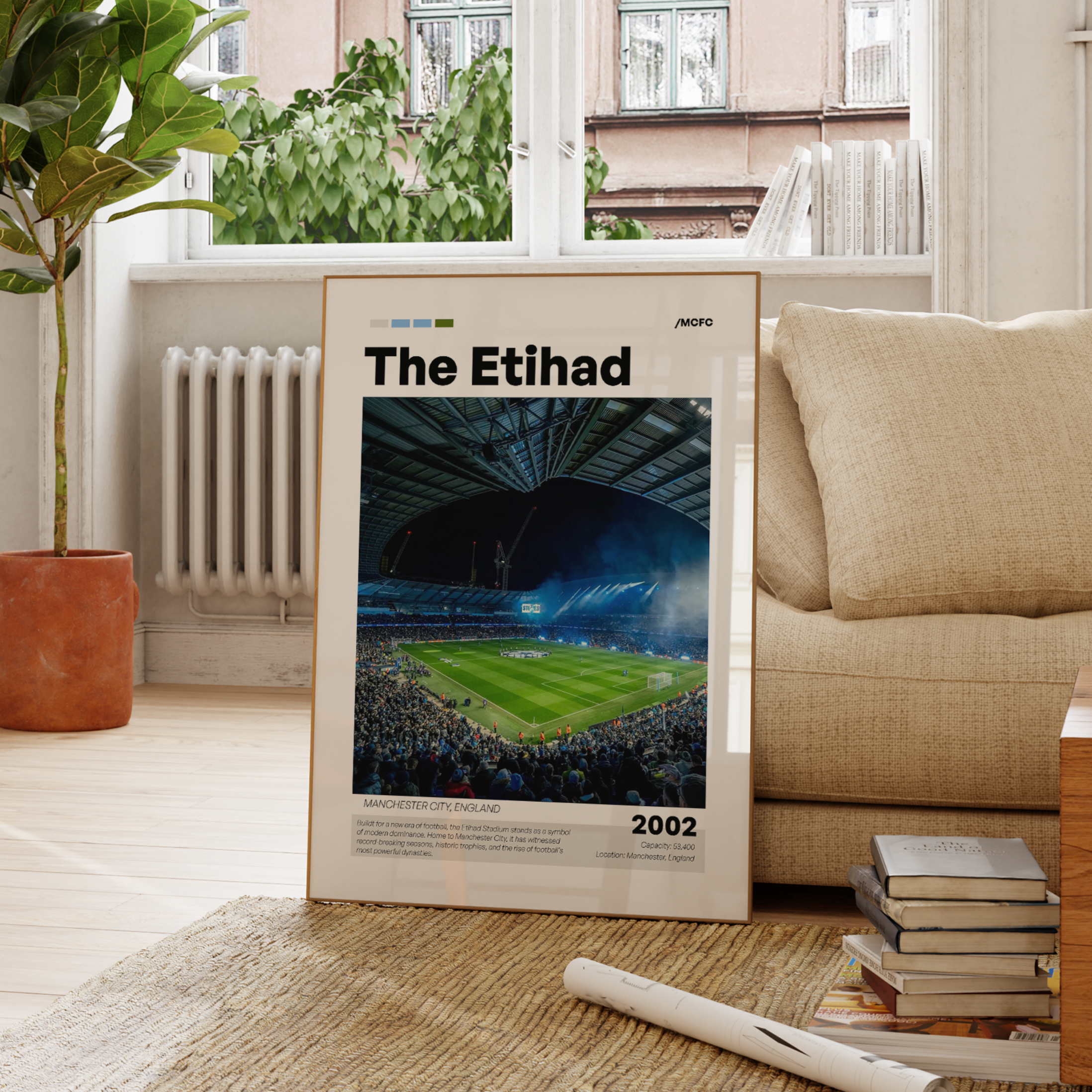 The Etihad Stadium Poster - Manchester City