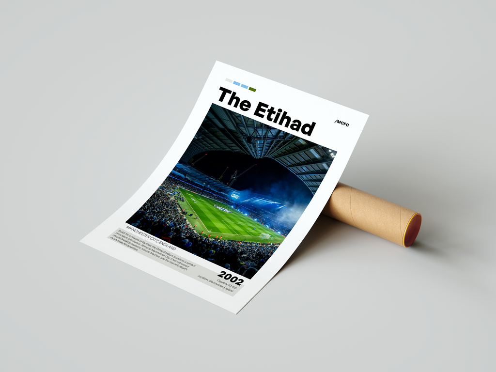 The Etihad Stadium Poster - Manchester City