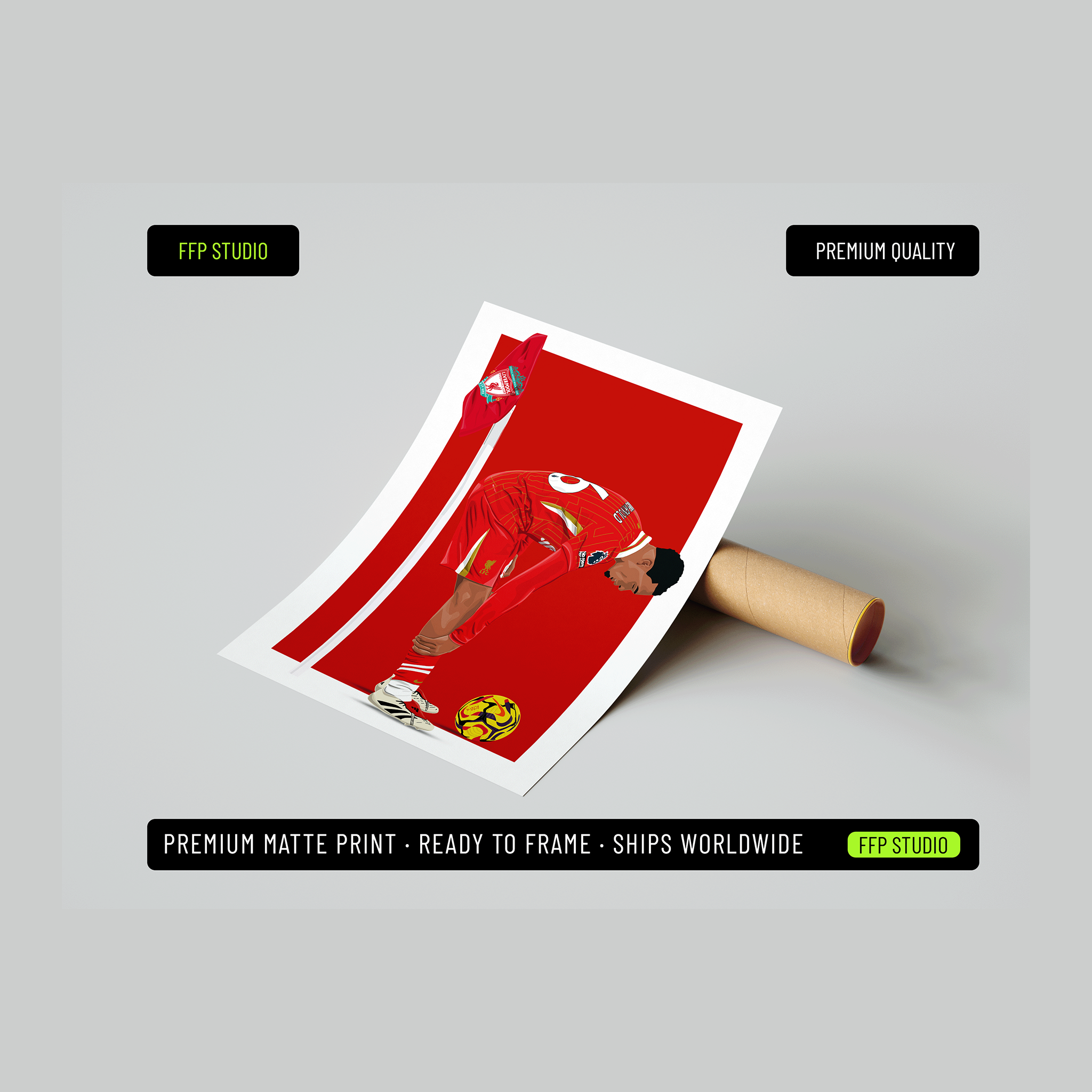 Trent - Liverpool FC Poster | Hand-Drawn Illustration Print