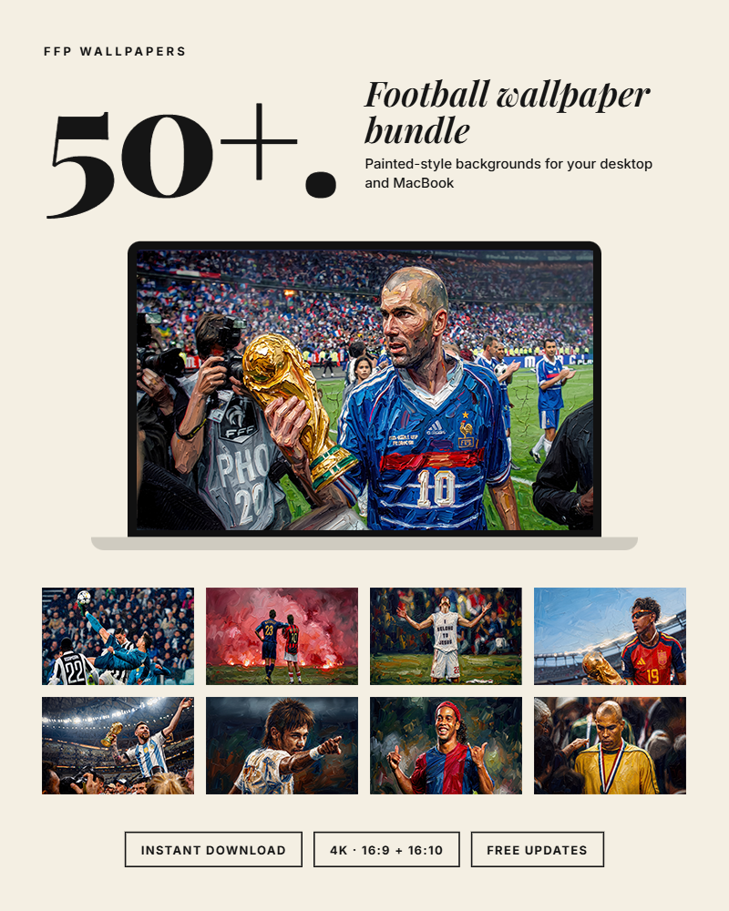 50 Football Wallpapers Bundle – Art Edition for MacBook and Desktop