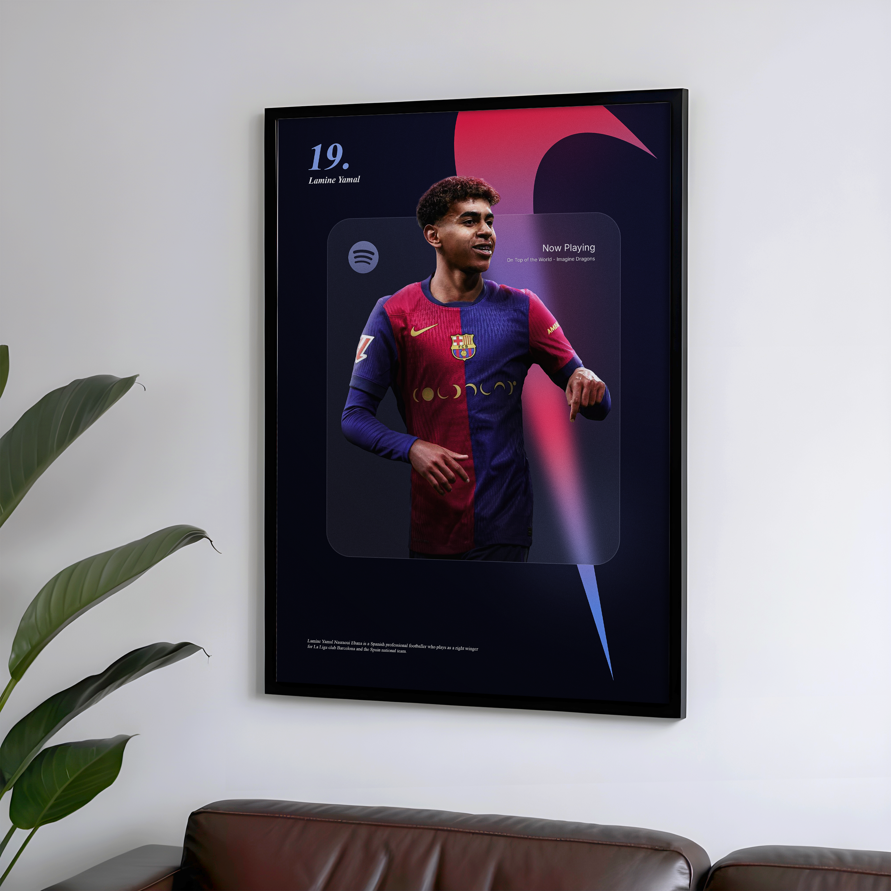 Lamine Yamal Spotify - On Top Of The World - Imagine Dragons