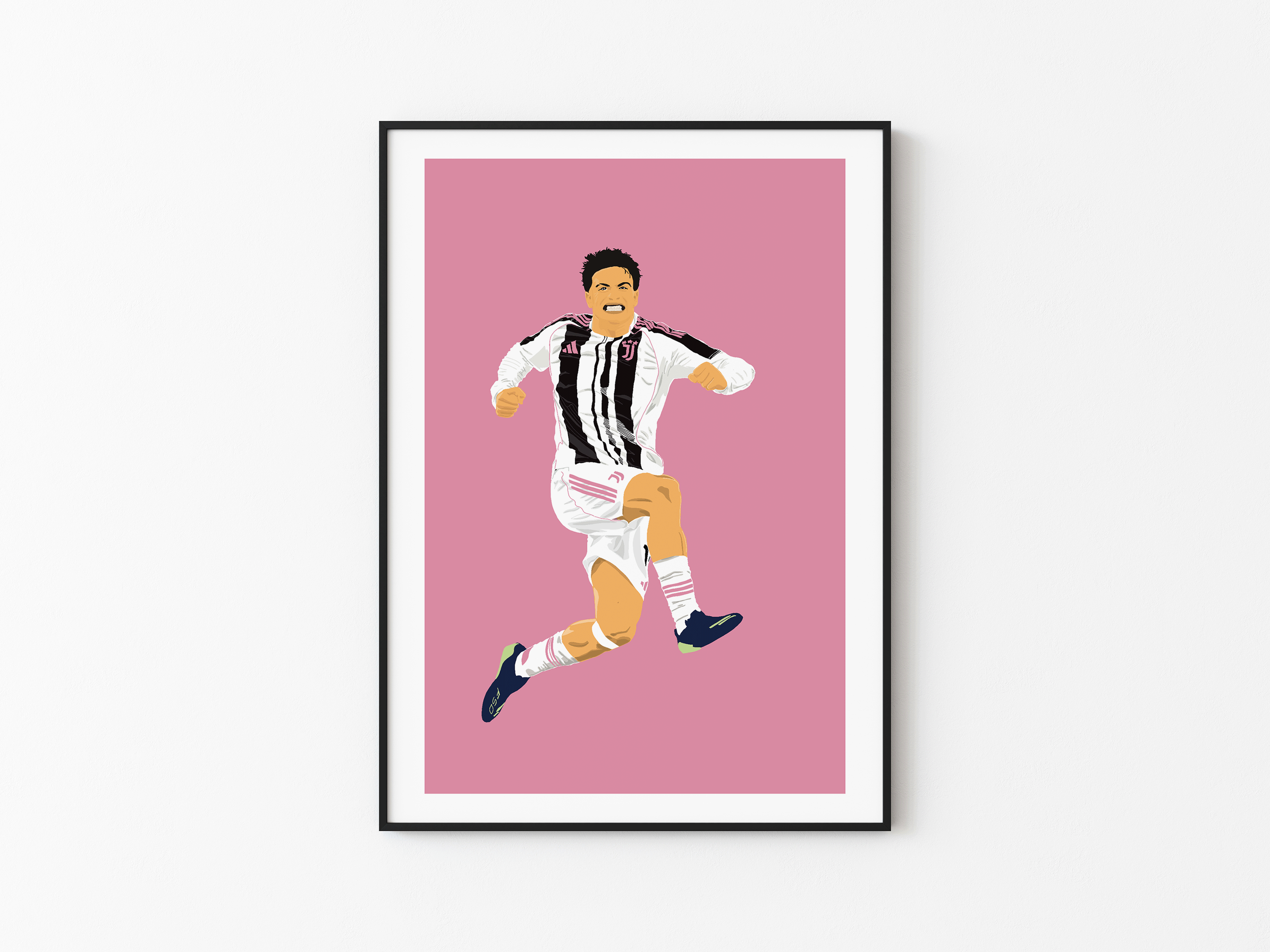 Kenan Yildiz - Juventus Illustration Poster