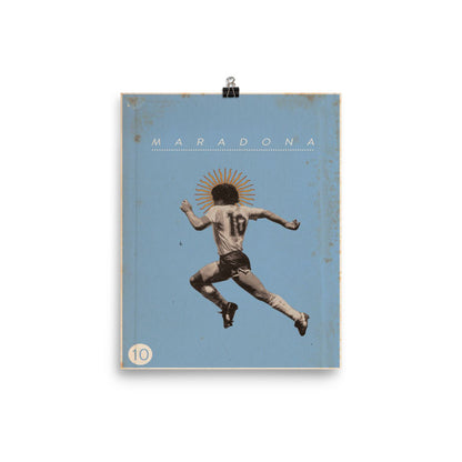Maradona Retro Poster