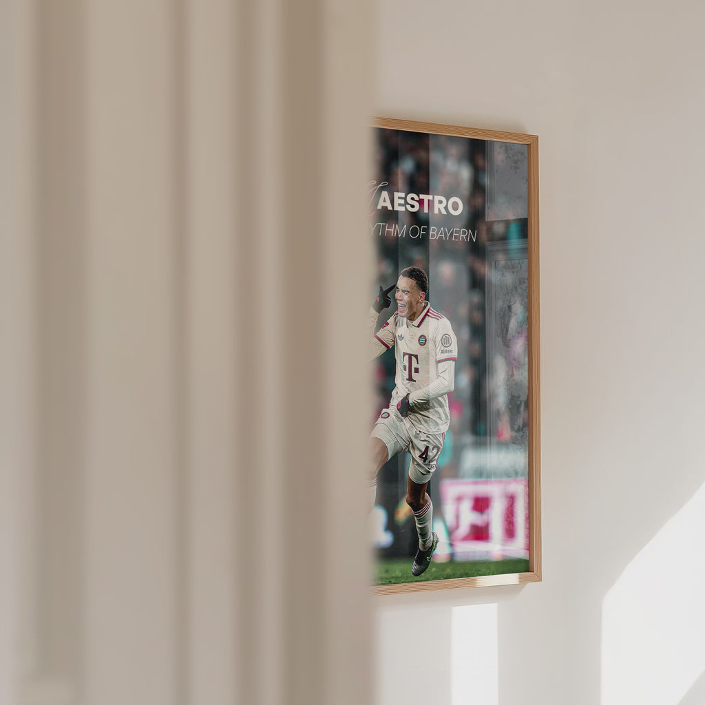 Jamal Musiala - Maestro | The Rhythm Of Bayern Poster Wall Art